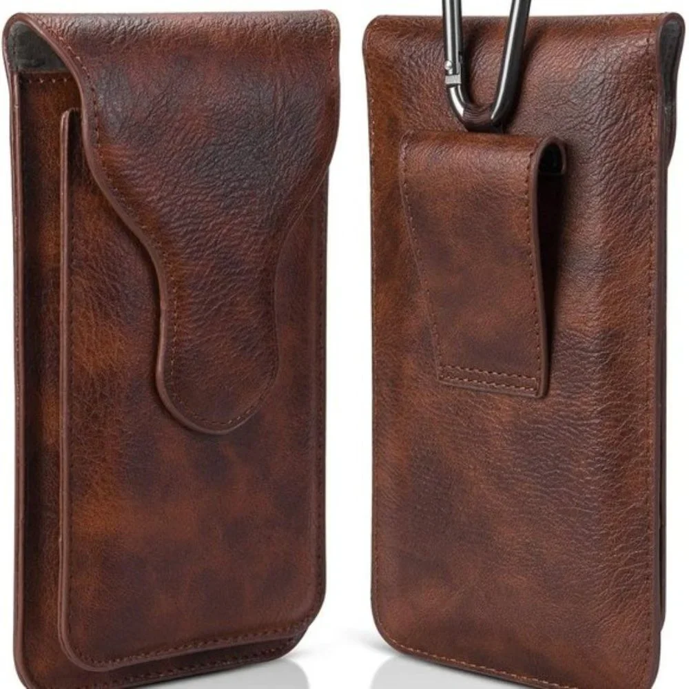 Genuine Leather Phone Belt Pouch